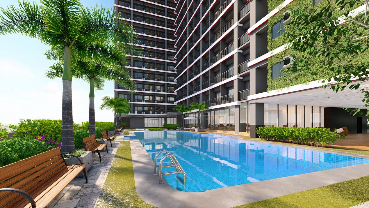 1 BR with balcony - Red Residences